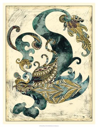 Framed Royal Phoenix Print