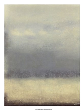 Framed Coastal Rain II Print