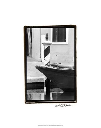 Framed Waterways of Venice I Print