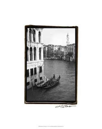 Framed Waterways of Venice VI Print