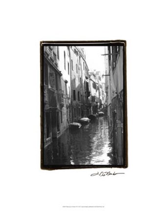 Framed Waterways of Venice VII Print