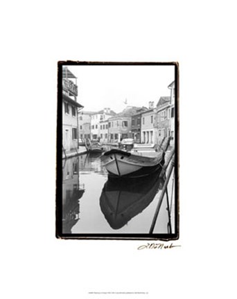 Framed Waterways of Venice VIII Print