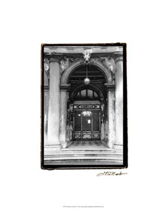 Framed Archways of Venice VI Print