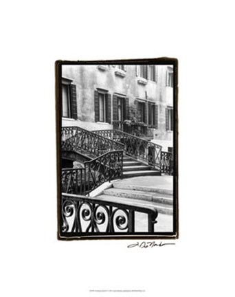 Framed Venetian Stroll IV Print