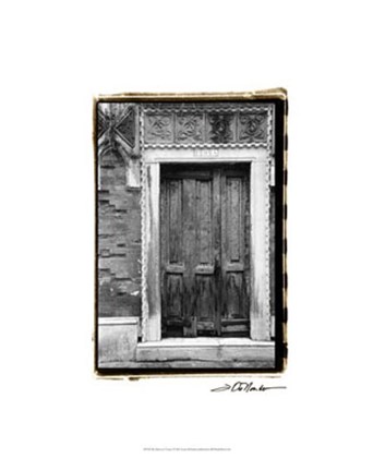 Framed Doors of Venice I Print