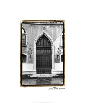 Framed Doors of Venice V Print