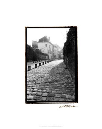 Framed Parisian Walkway II Print