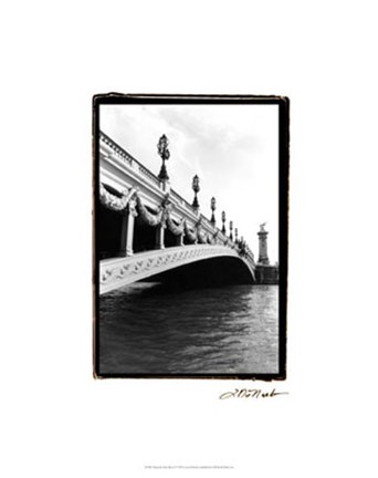 Framed Along The Seine River I Print