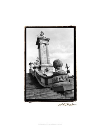 Framed Along The Seine River II Print