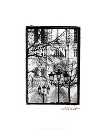 Framed Notre Dame Cathedral II Print