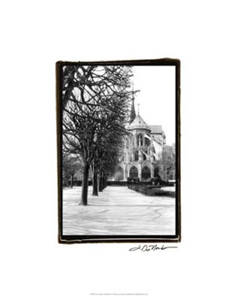 Framed Notre Dame Cathedral IV Print