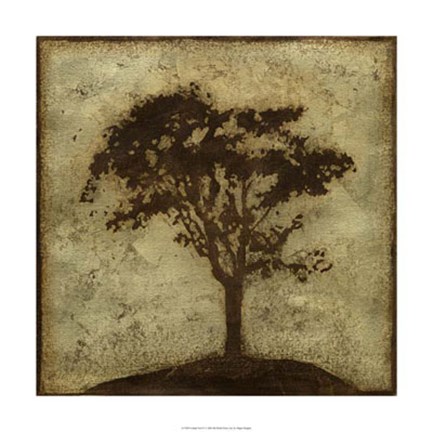 Framed Gilded Tree IV Print