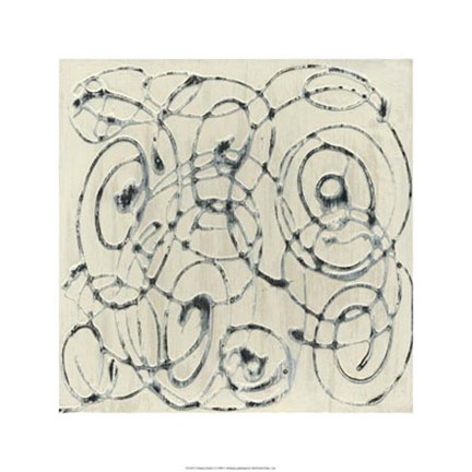 Framed Modern Relief I Print