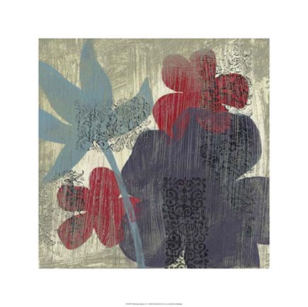 Framed Whimsical Tapestry II Print