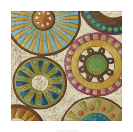 Framed Kaleidoscopic I Print