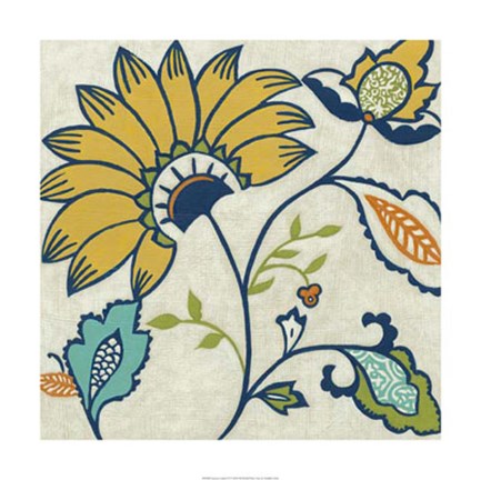 Framed Joyous Garden IV Print