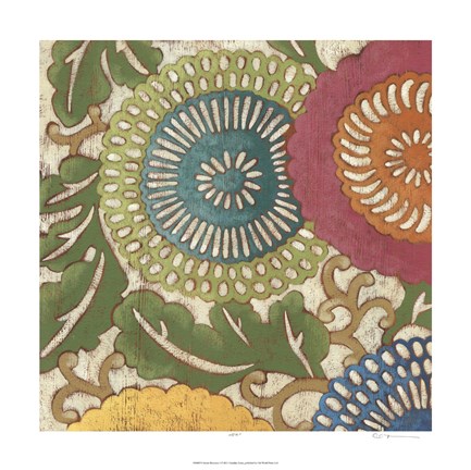 Framed Sakura Blossoms I Print