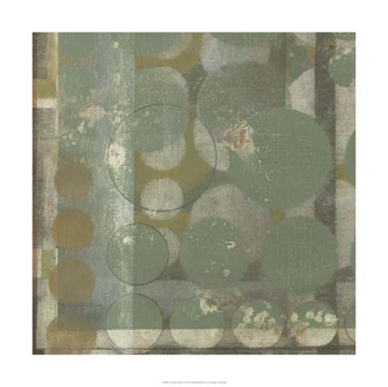 Framed Layered Orbits II Print