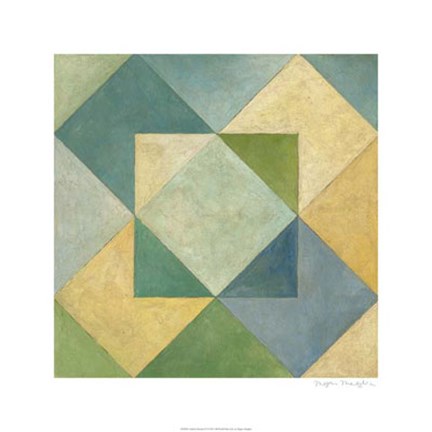 Framed Quilted Abstract IV Print