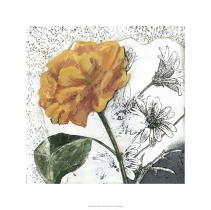 Framed Blossom Montage II Print