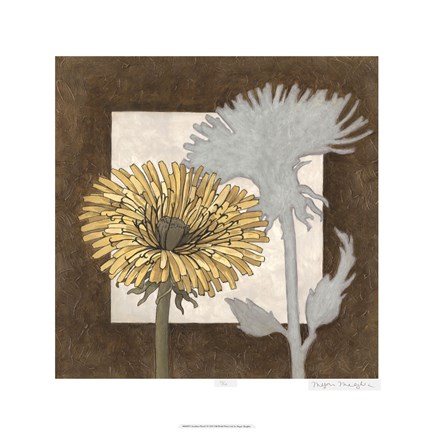 Framed Sunshine Floral I Print