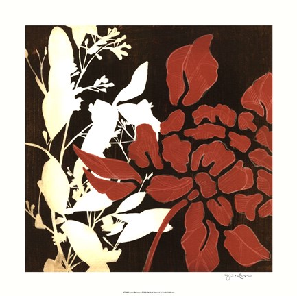 Framed Linen &amp; Silhouettes II Print