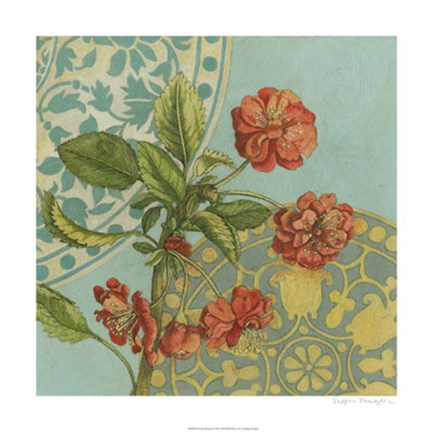 Framed Orleans Blooms I Print