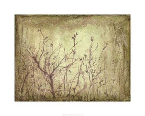 Framed Dancing Branches II Print