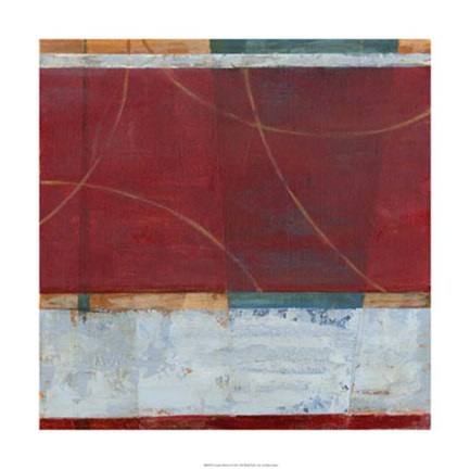 Framed Circular Motion I Print