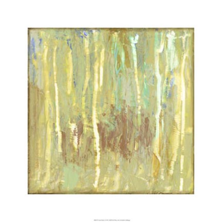 Framed Lime Fusion I Print