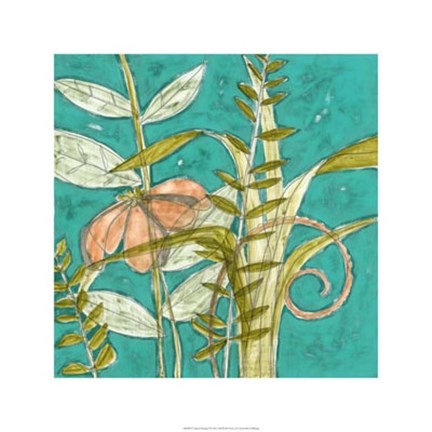 Framed Tropical Melange II Print