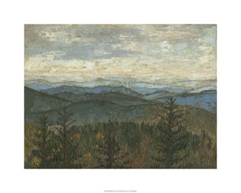 Framed Blue Ridge View II Print