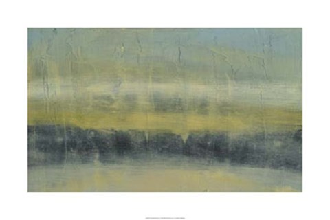 Framed Abstracted Skyline I Print