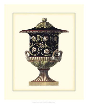 Framed Clementino Urn III Print
