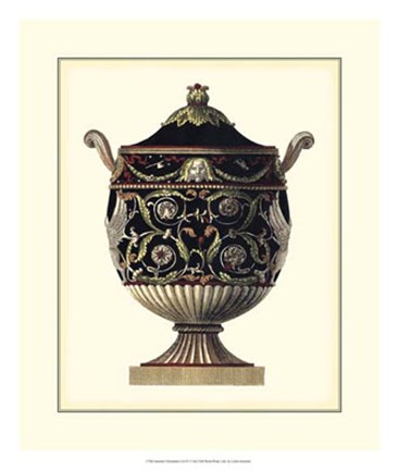 Framed Clementino Urn IV Print