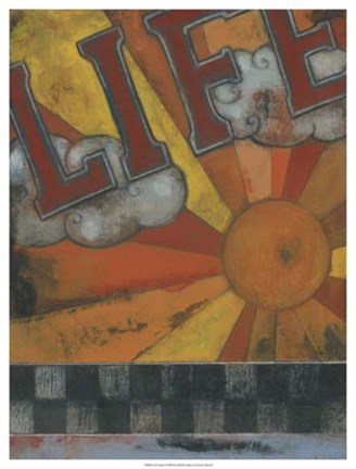 Framed Life Inspires Print