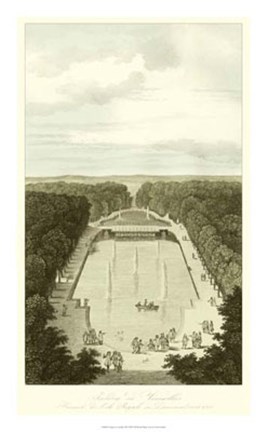Framed Garden at Versailles II Print