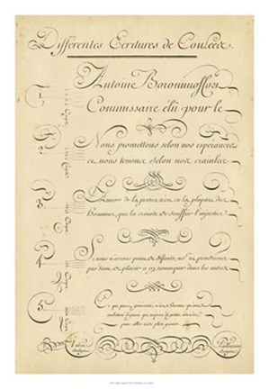 Framed Alphabet Sampler II Print