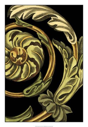 Framed Classical Frieze I Print