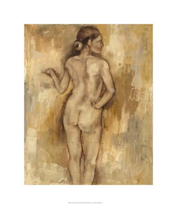 Framed Nude Figure Study II Print