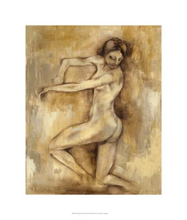 Framed Nude Figure Study III Print