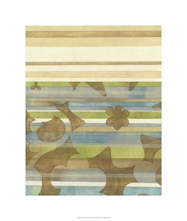 Framed Seaside Garden II Print