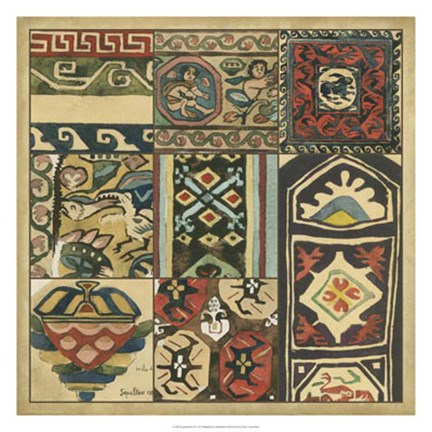 Framed Byzantine Relics II Print