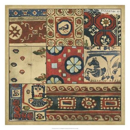 Framed Byzantine Relics IV Print