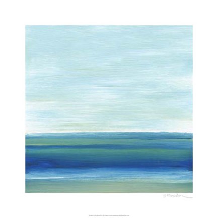 Framed At the Beach III Print