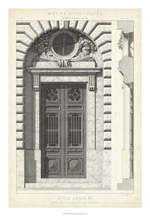 Framed Motifs Historiques I Print