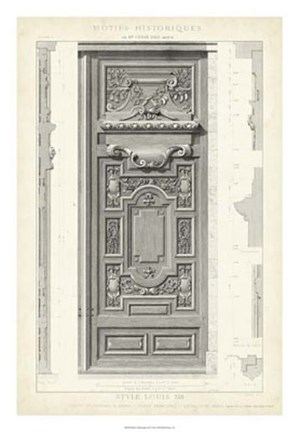 Framed Motifs Historiques III Print