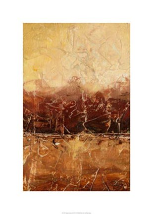 Framed Autumn Horizon II Print