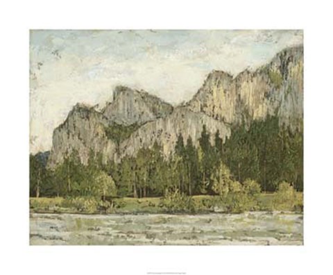 Framed Western Landscape I Print