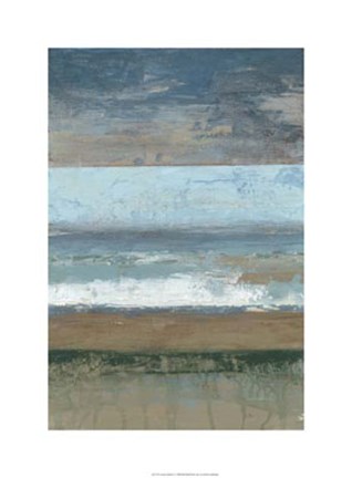 Framed Coastal Abstract I Print